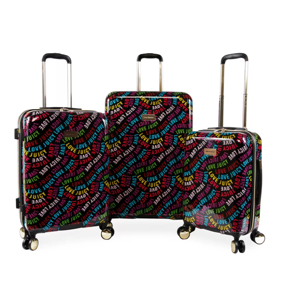 Juicy Couture Luggage Sets^3-Piece Hardside Spinner Luggage Set