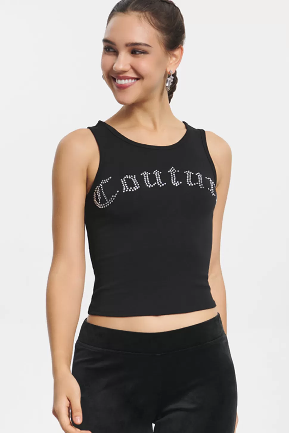 Juicy Couture Bling Sets^Big Bling Couture Tank Top