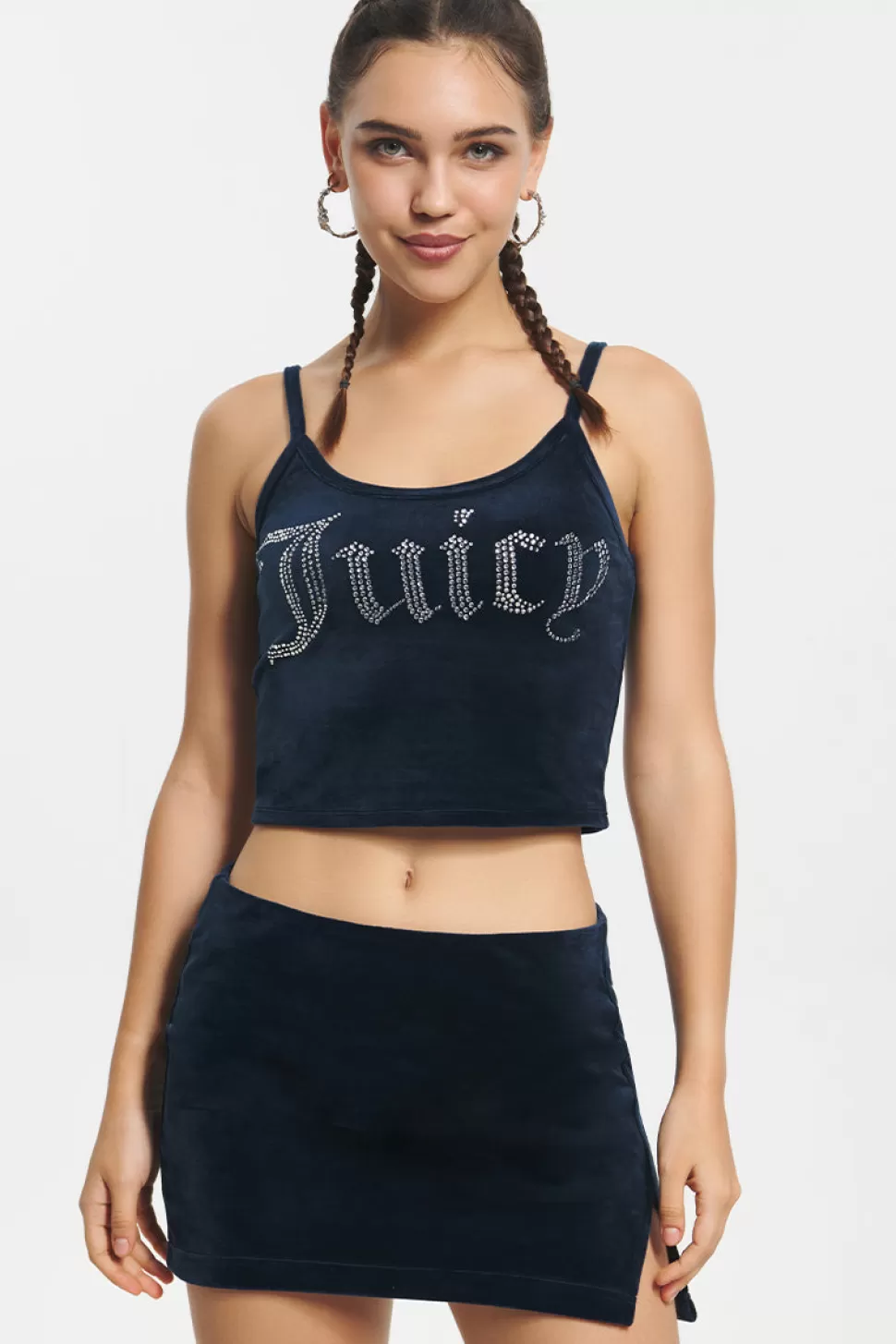 Juicy Couture Bling Sets^Big Bling Velour Tank Top