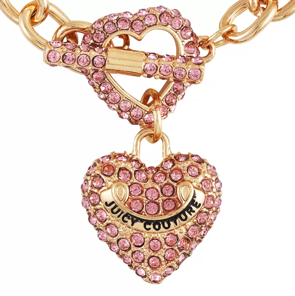 Juicy Couture Bracelets^Bling Heart Pendant Charm Bracelet