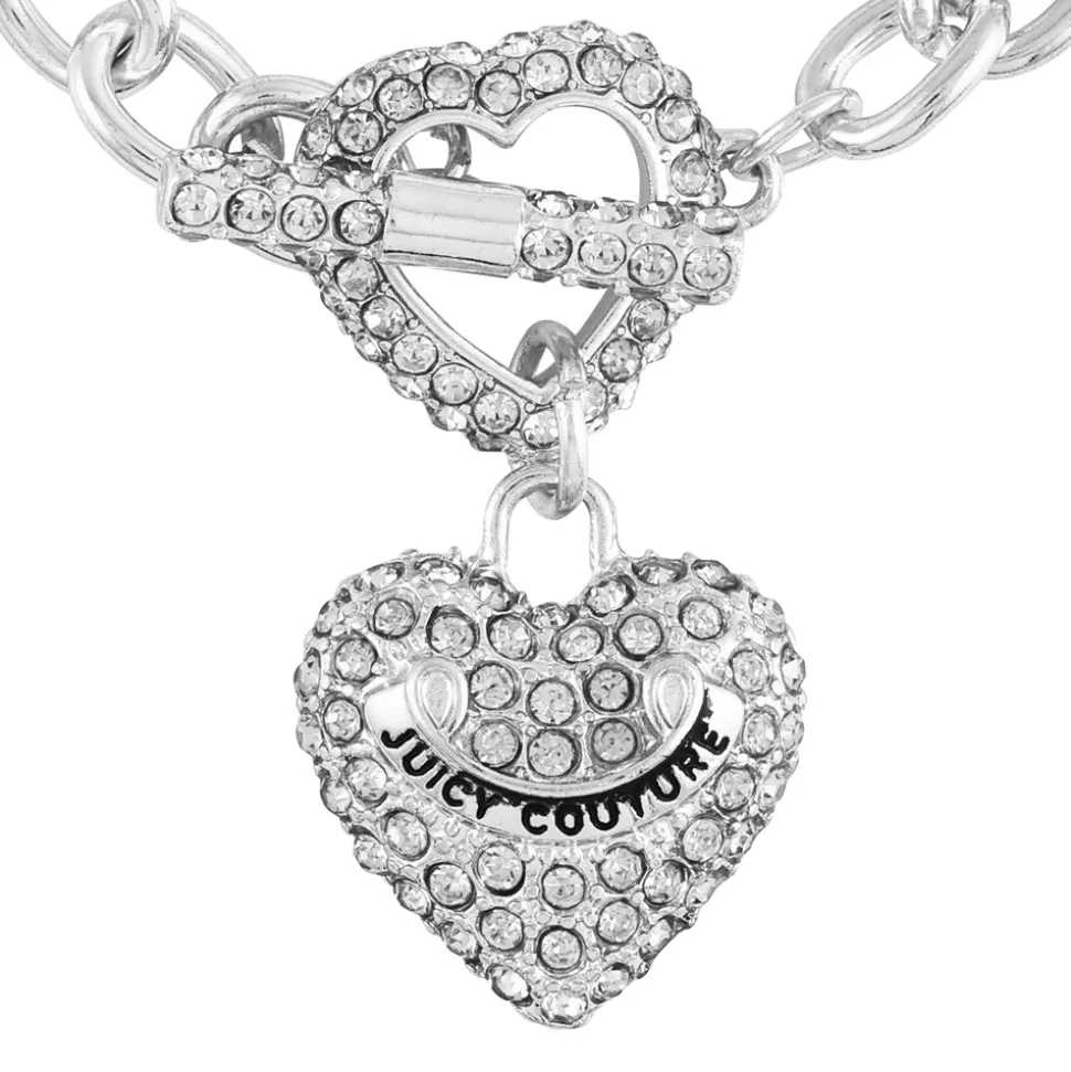 Juicy Couture Bracelets^Bling Heart Pendant Charm Bracelet