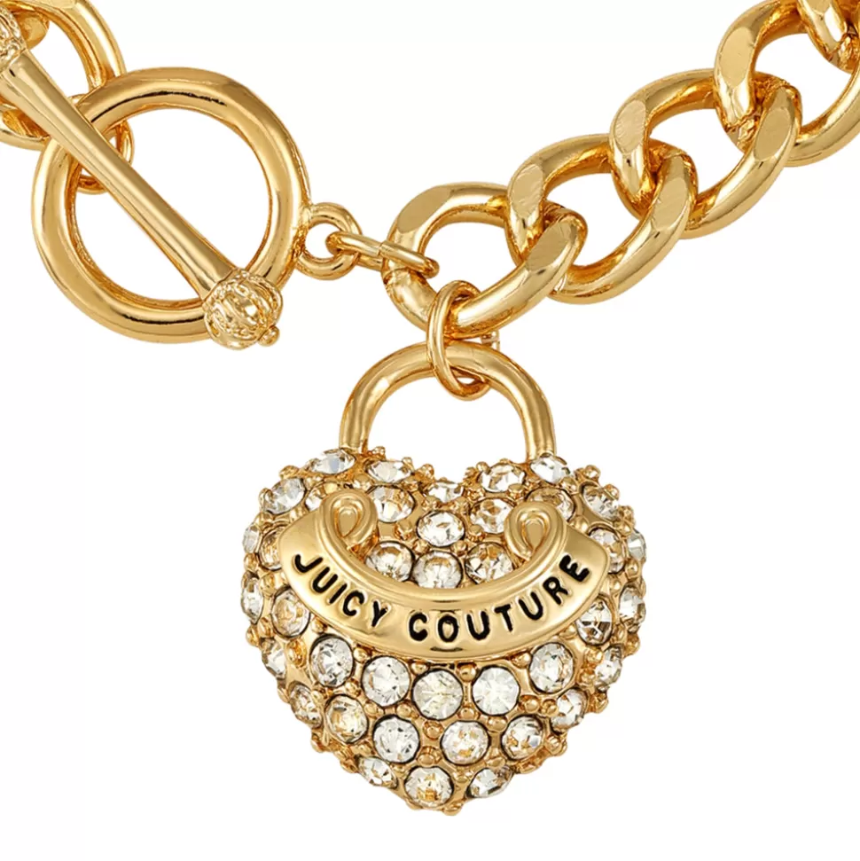 Juicy Couture Bracelets^Bling Heart Toggle Bracelet