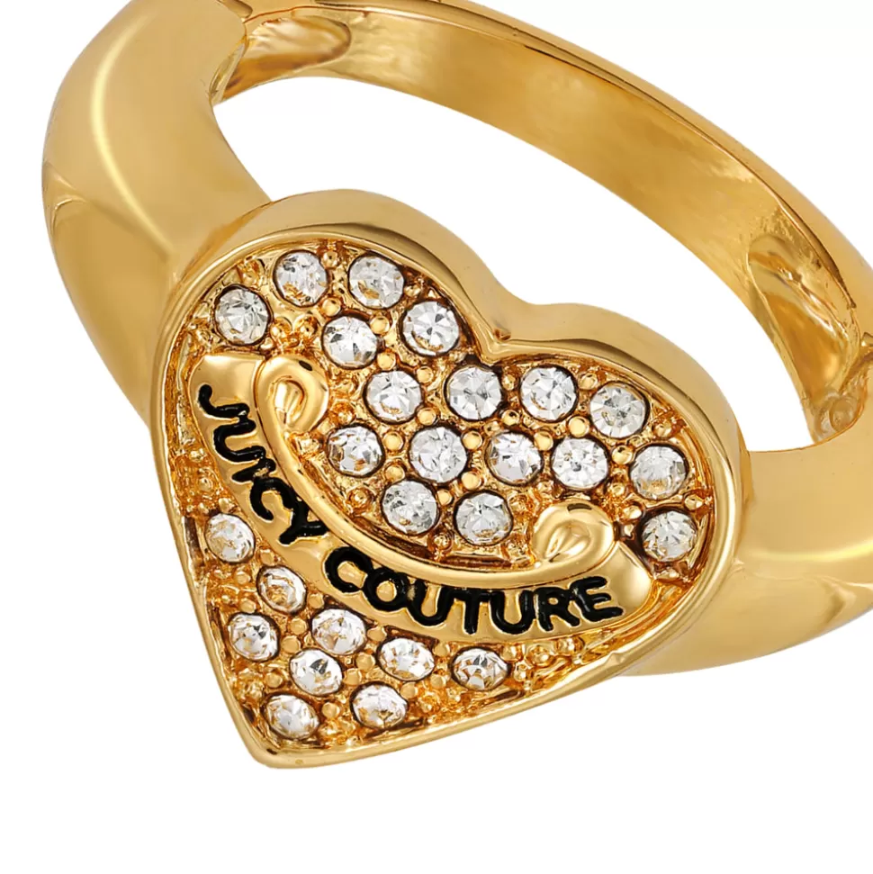 Juicy Couture Rings^Bling Logo Heart Ring