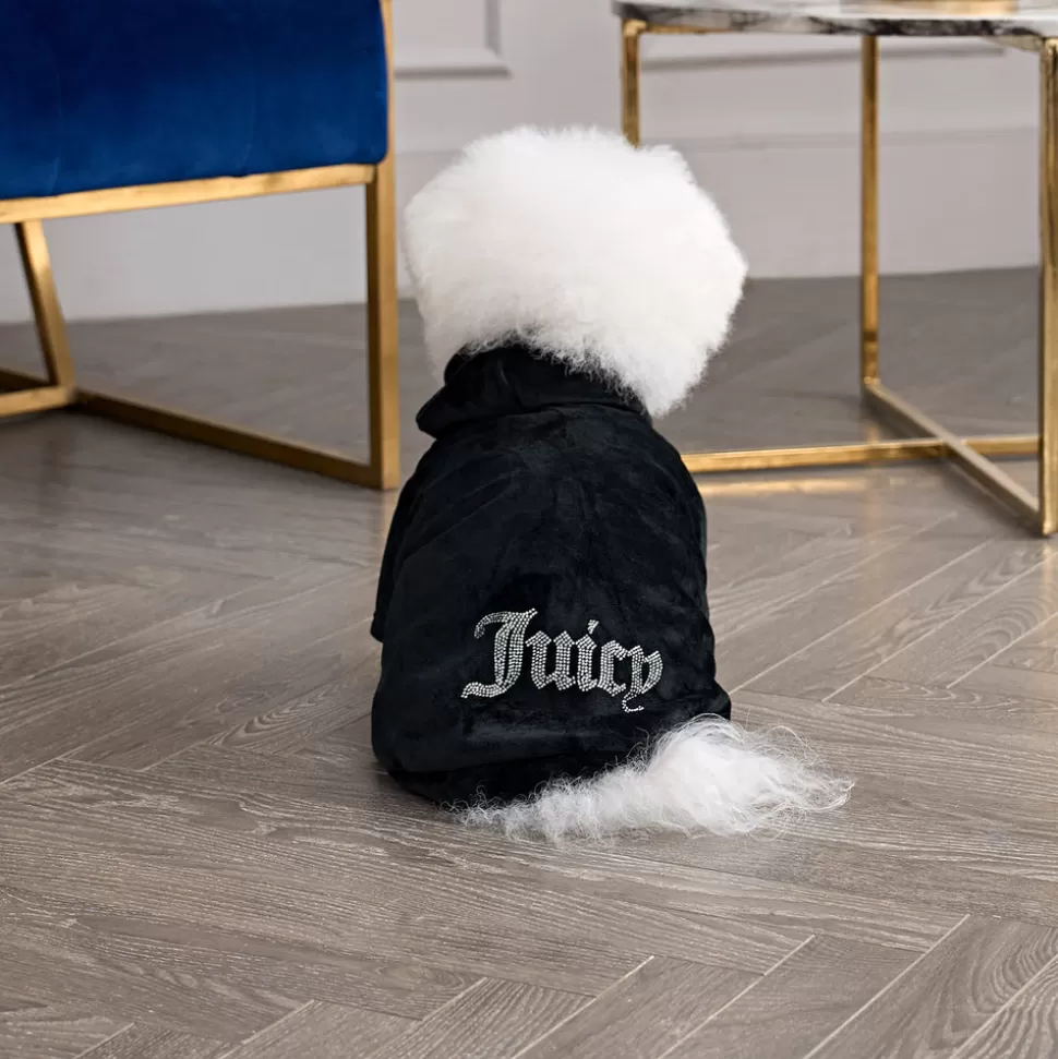 Juicy Couture Pet Apparel^Bling Velour Pet Hoodie