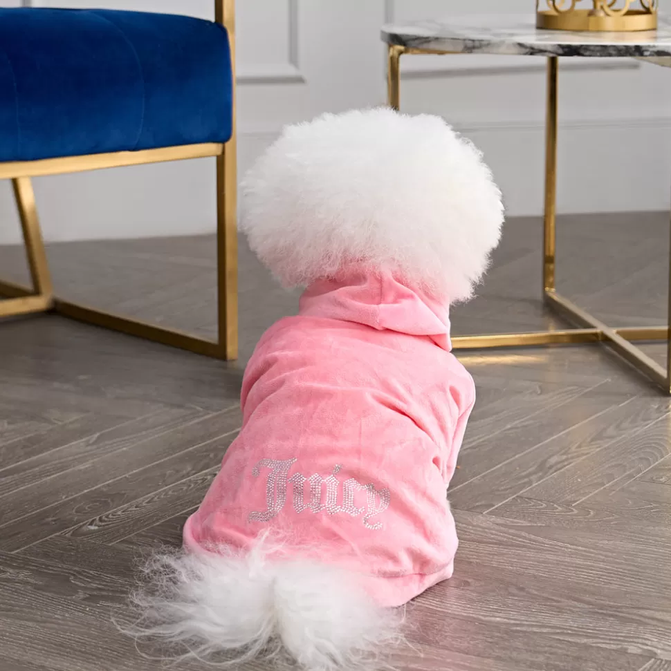 Juicy Couture Pet Apparel^Bling Velour Pet Hoodie