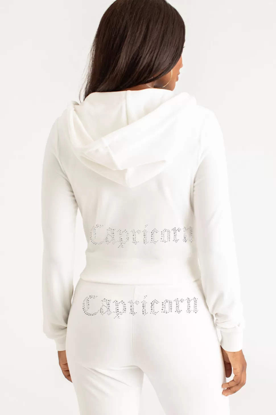 Juicy Couture Capricorn^Capricorn Big Bling Velour Hoodie