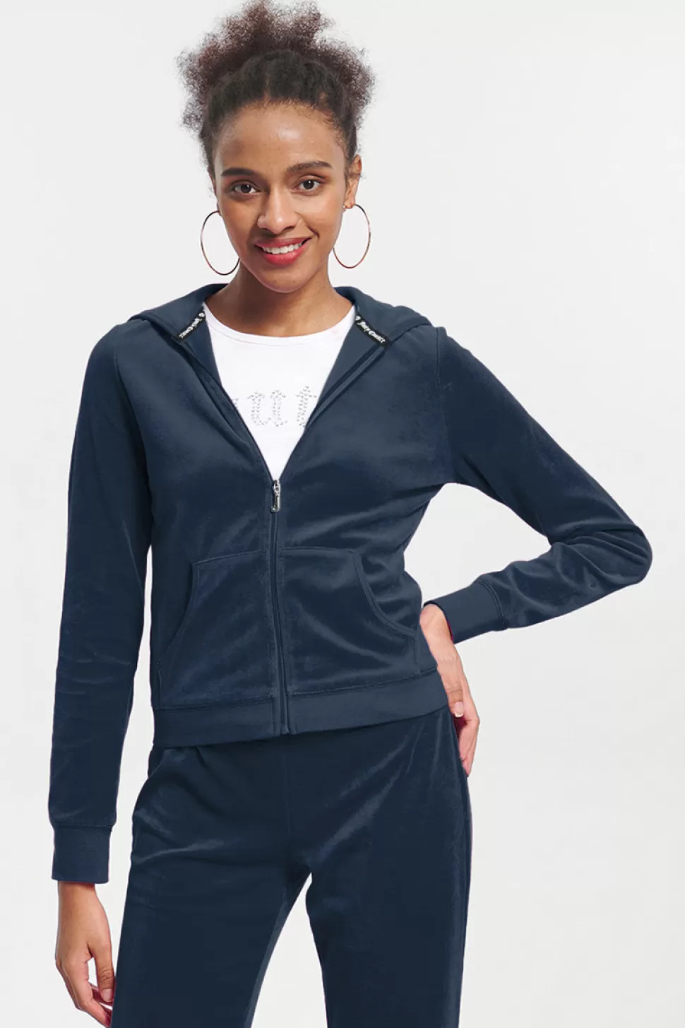 Juicy Couture Track Tops | Track Tops^Classic Cotton Velour Hoodie