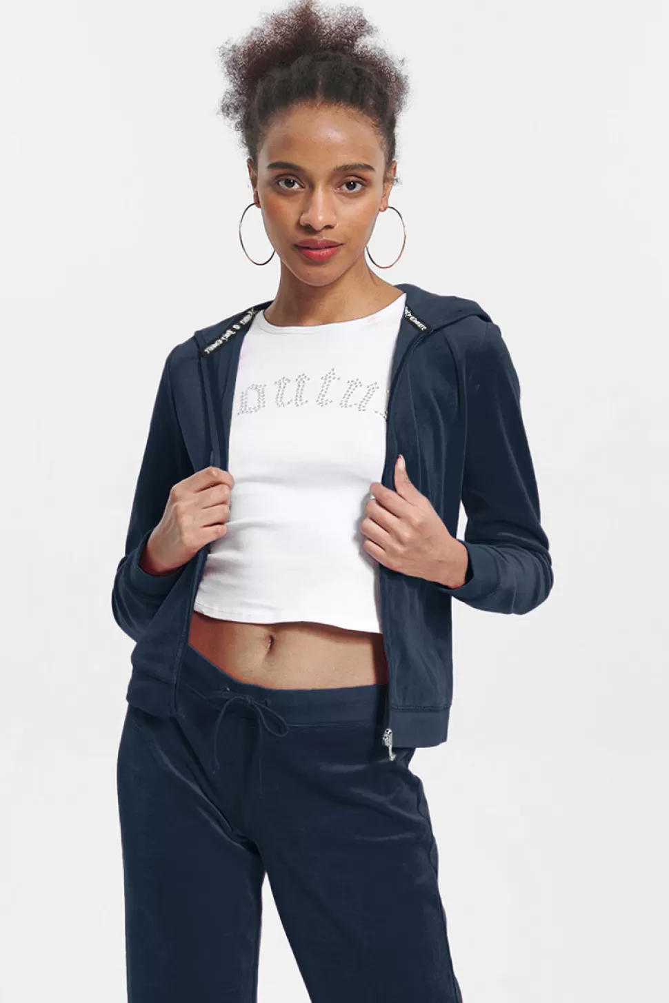 Juicy Couture Track Tops | Track Tops^Classic Cotton Velour Hoodie