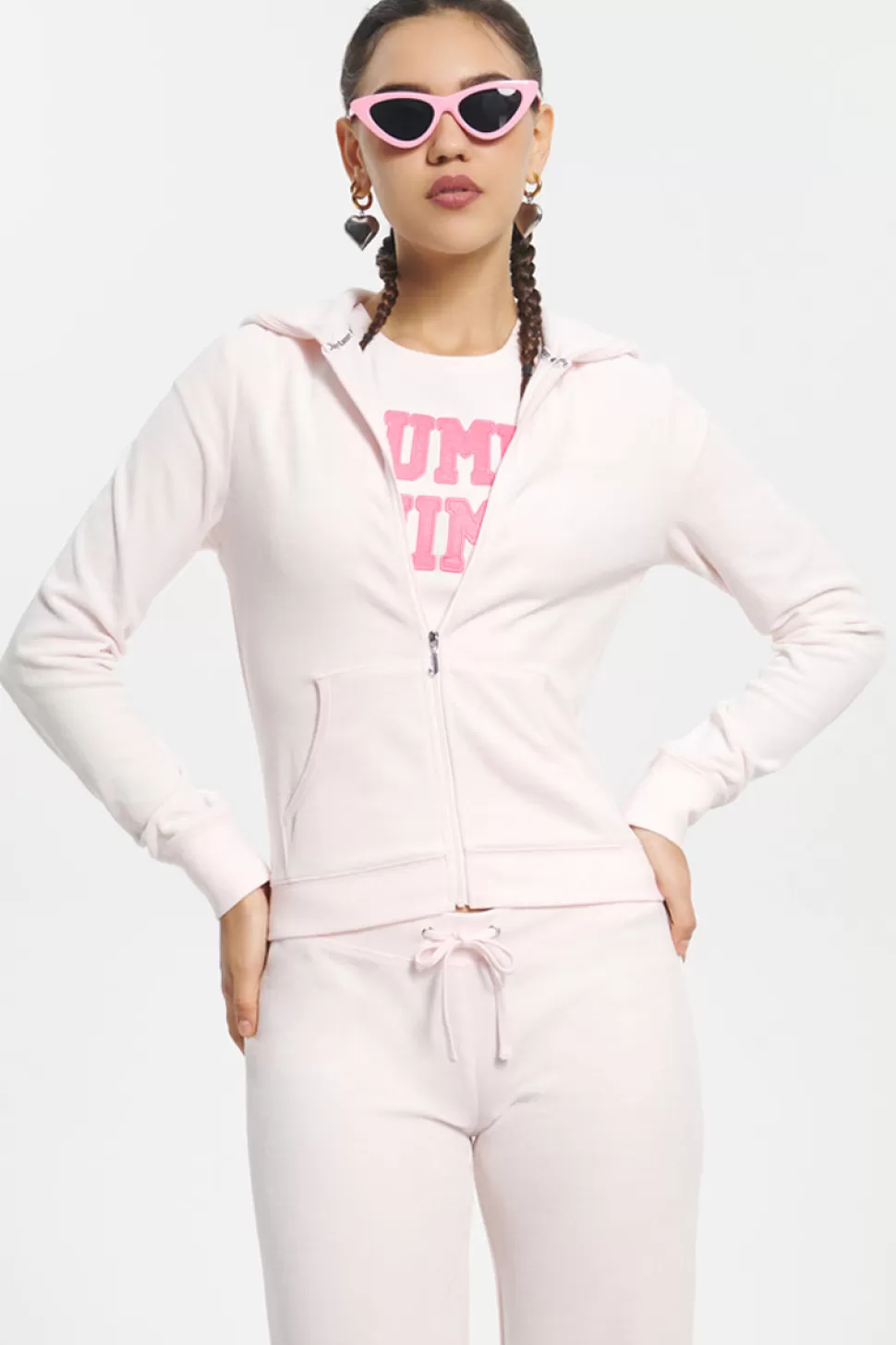 Juicy Couture Track Tops | Track Tops^Classic Cotton Velour Hoodie