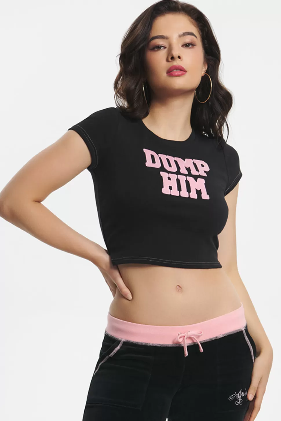 Juicy Couture Tees & Tops^Dump Him Baby Tee