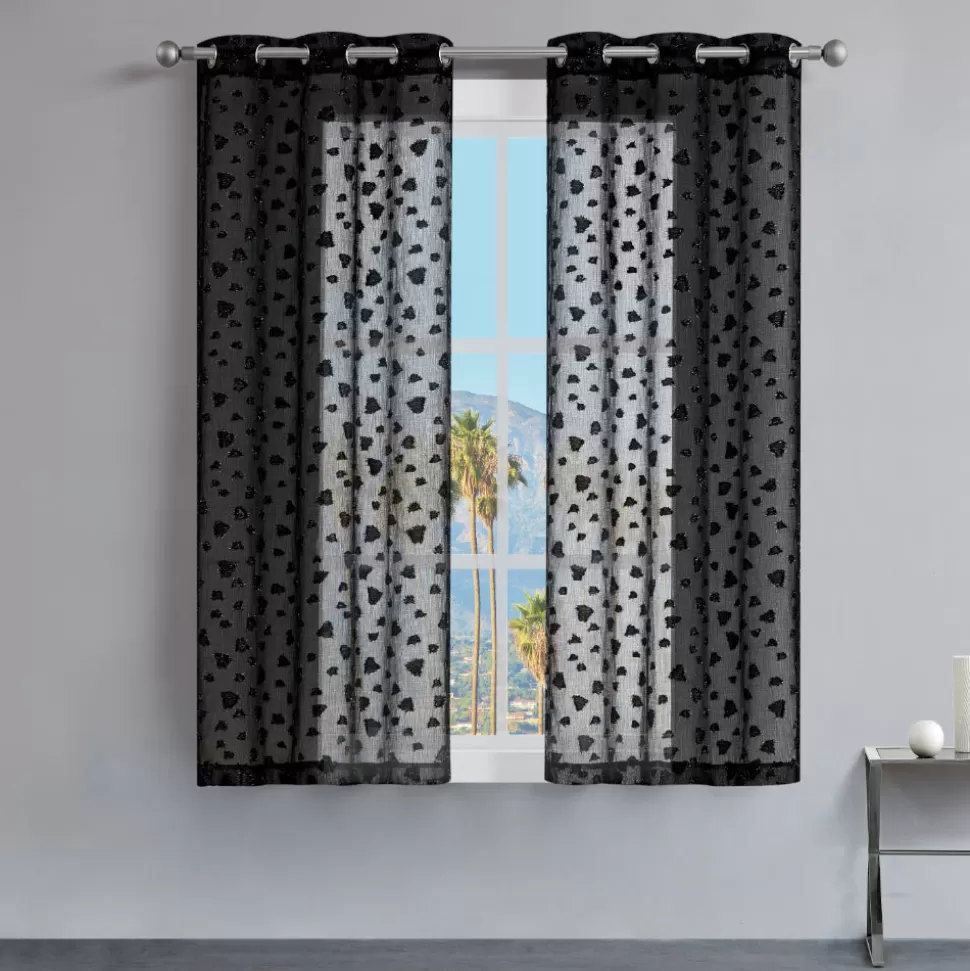 Juicy Couture Curtains^Ethel Embellished Sheer Curtains