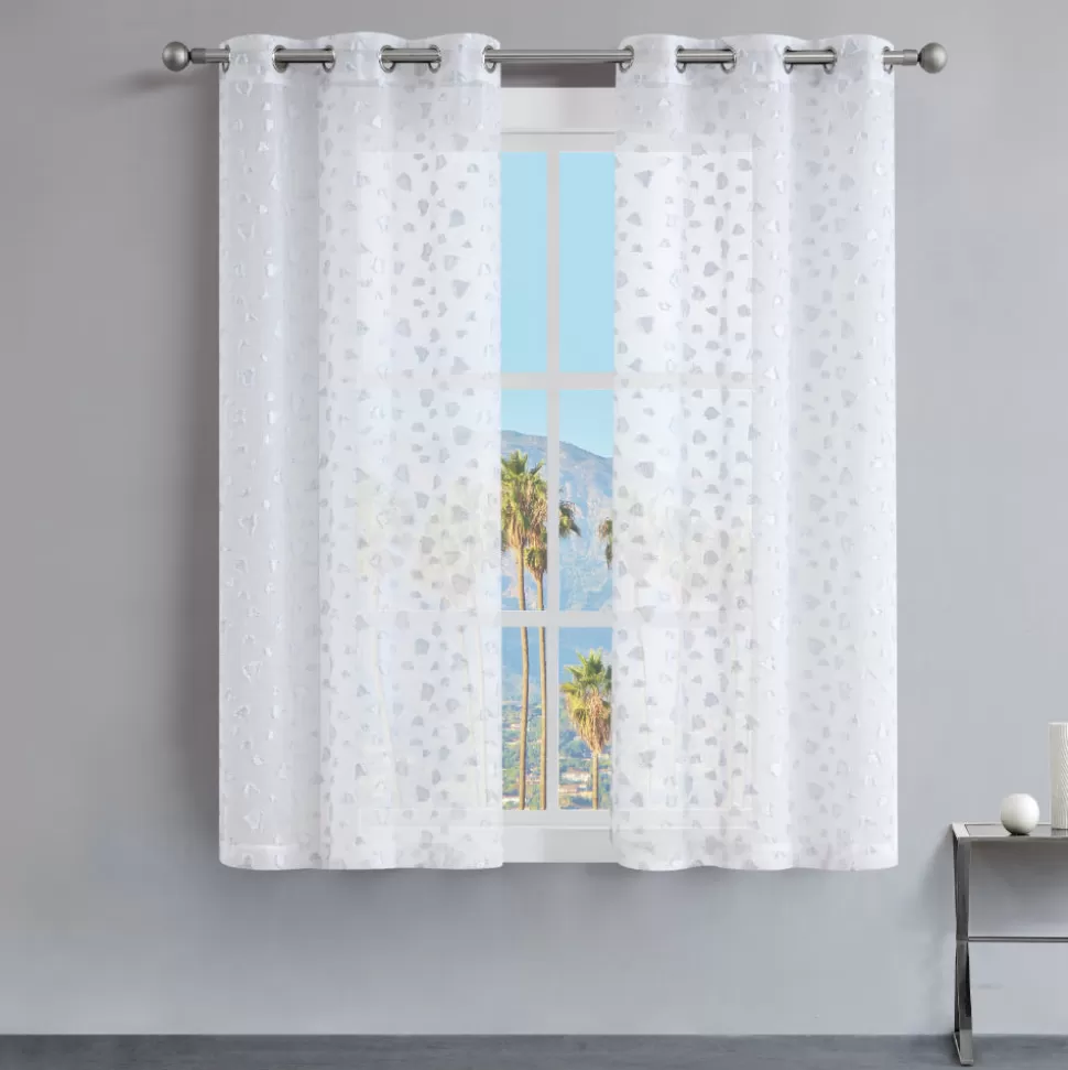 Juicy Couture Curtains^Ethel Embellished Sheer Curtains