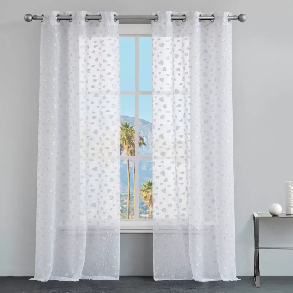 Juicy Couture Curtains^Ethel Embellished Sheer Curtains