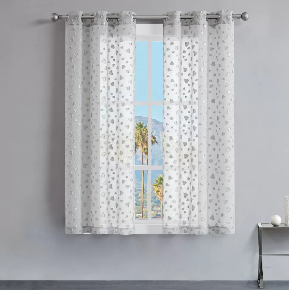 Juicy Couture Curtains^Ethel Embellished Sheer Curtains