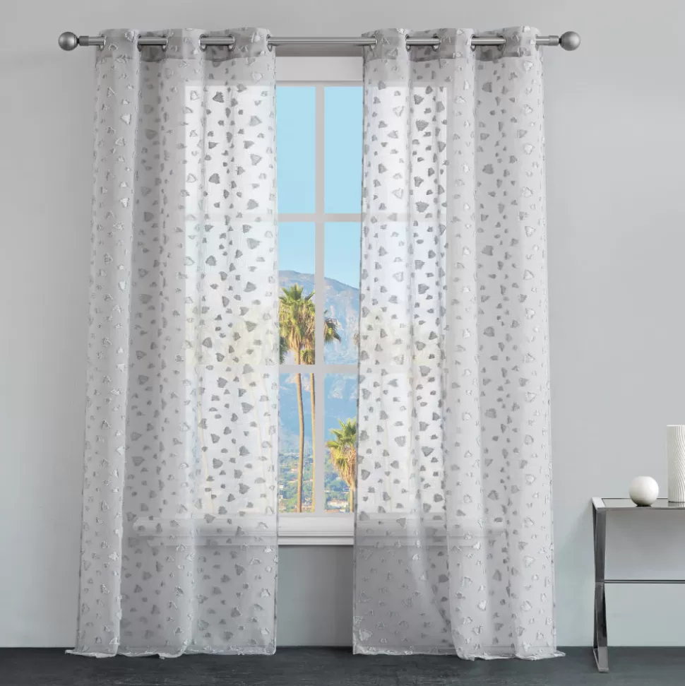 Juicy Couture Curtains^Ethel Embellished Sheer Curtains