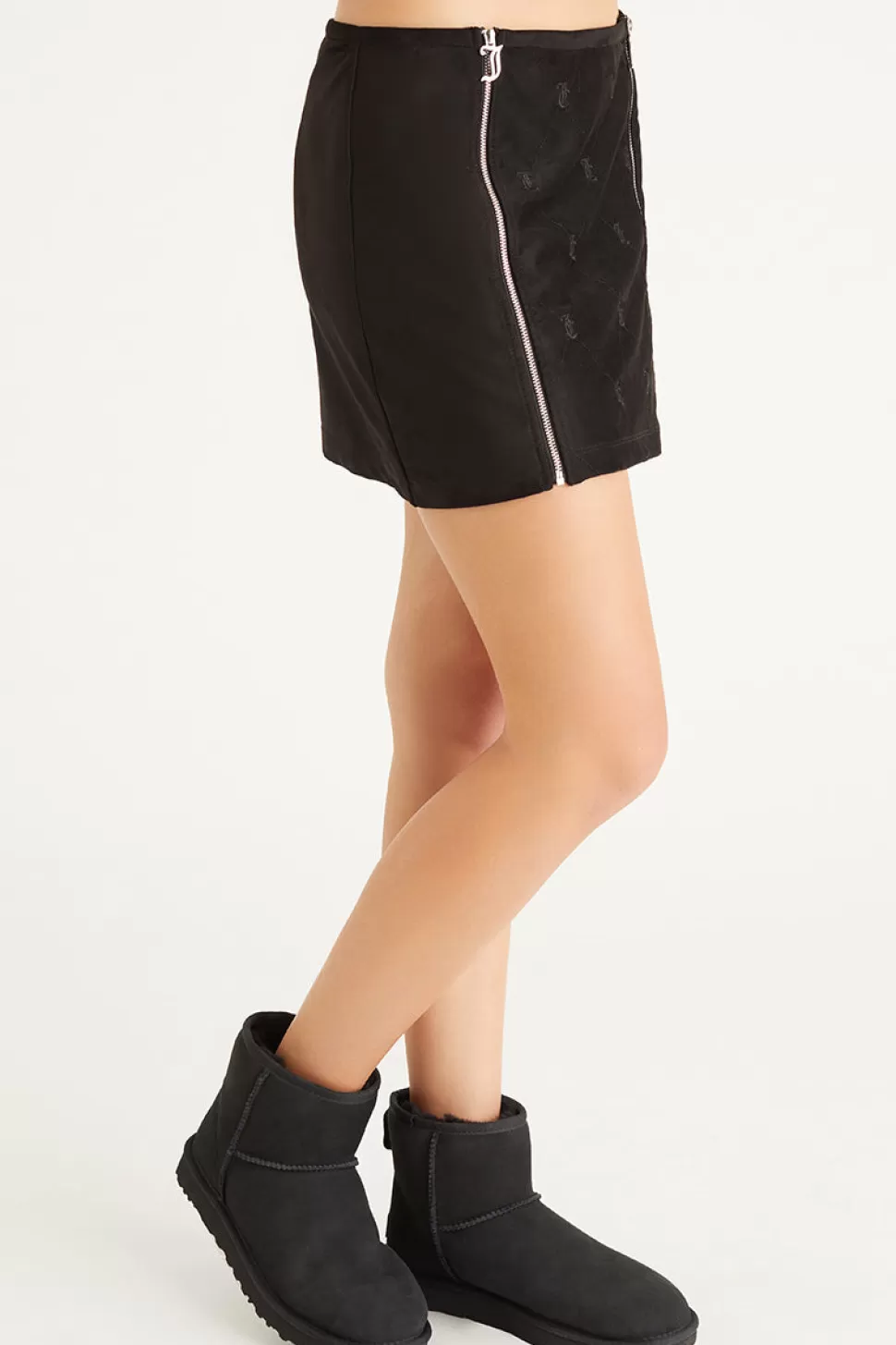 Juicy Couture Skirts^Faux Suede Double Zip Skirt