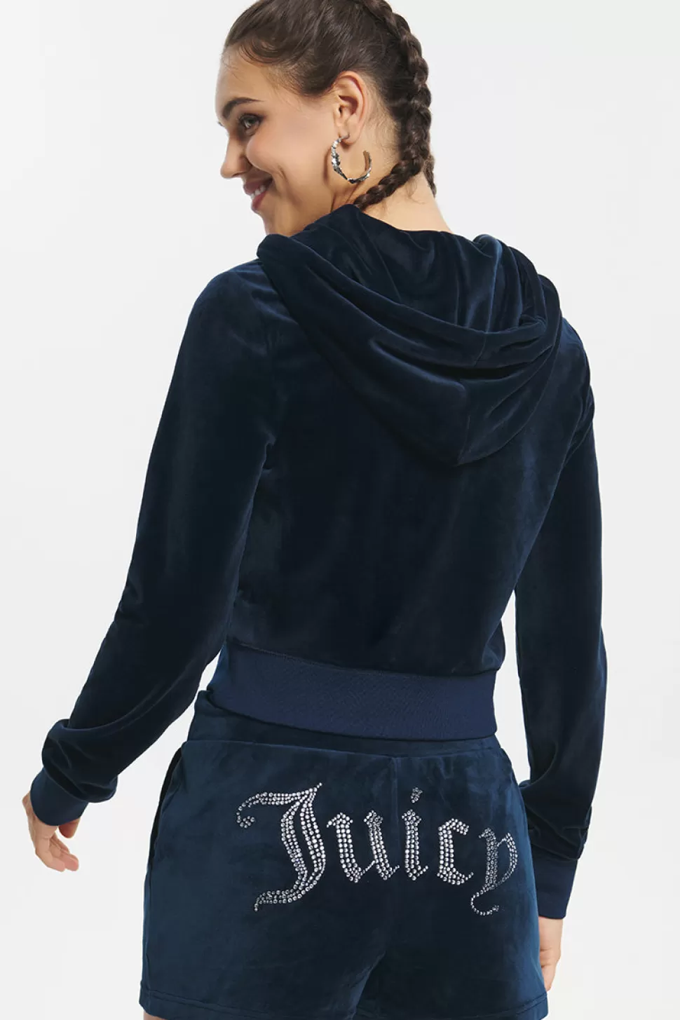 Juicy Couture Bling Sets | Track Tops^Front Bling Hoodie