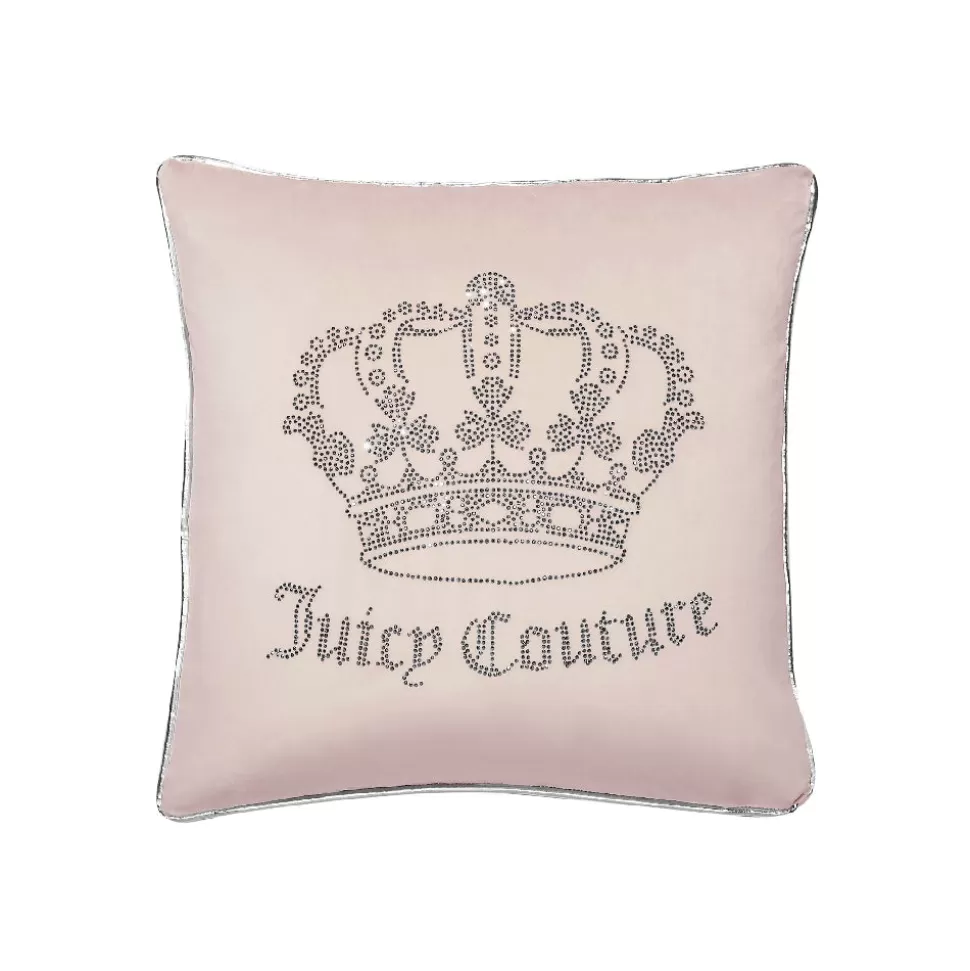 Juicy Couture Throw Pillows^Gothic Rhinestone Crown Pillow