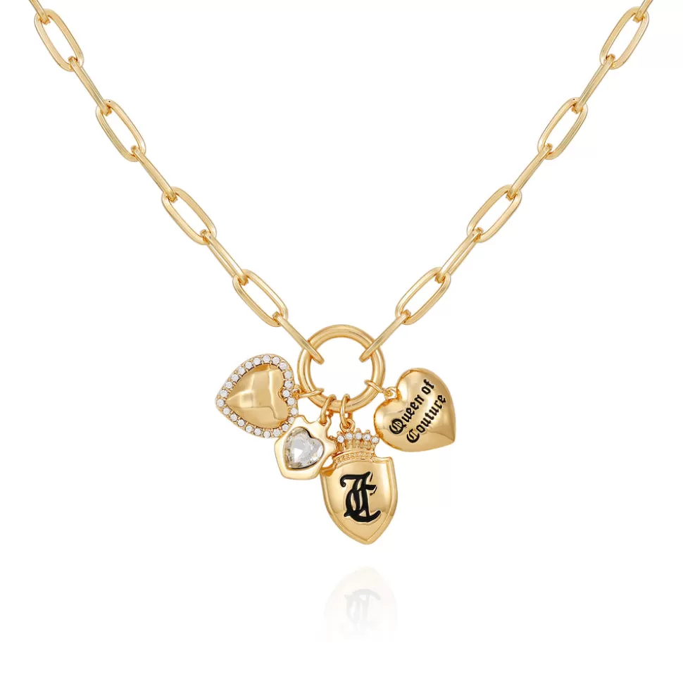 Juicy Couture Necklaces^Layered Multi Charm Necklace