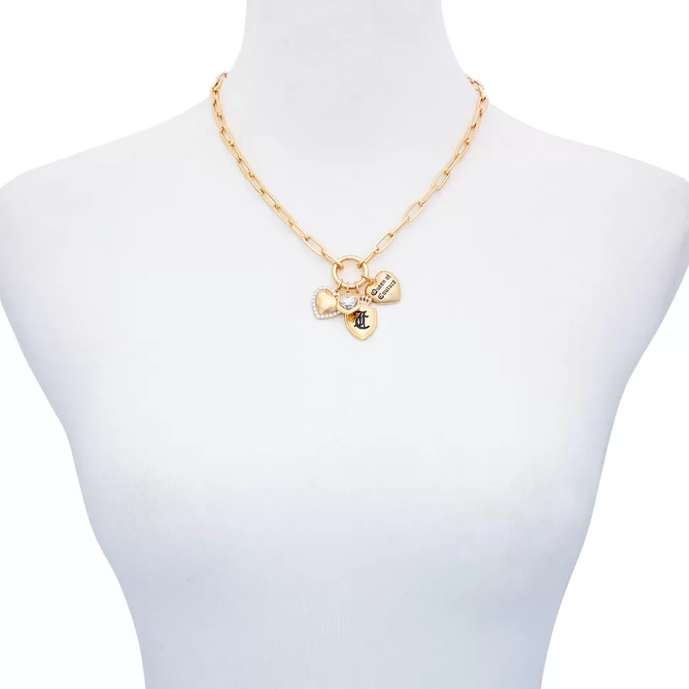 Juicy Couture Necklaces^Layered Multi Charm Necklace