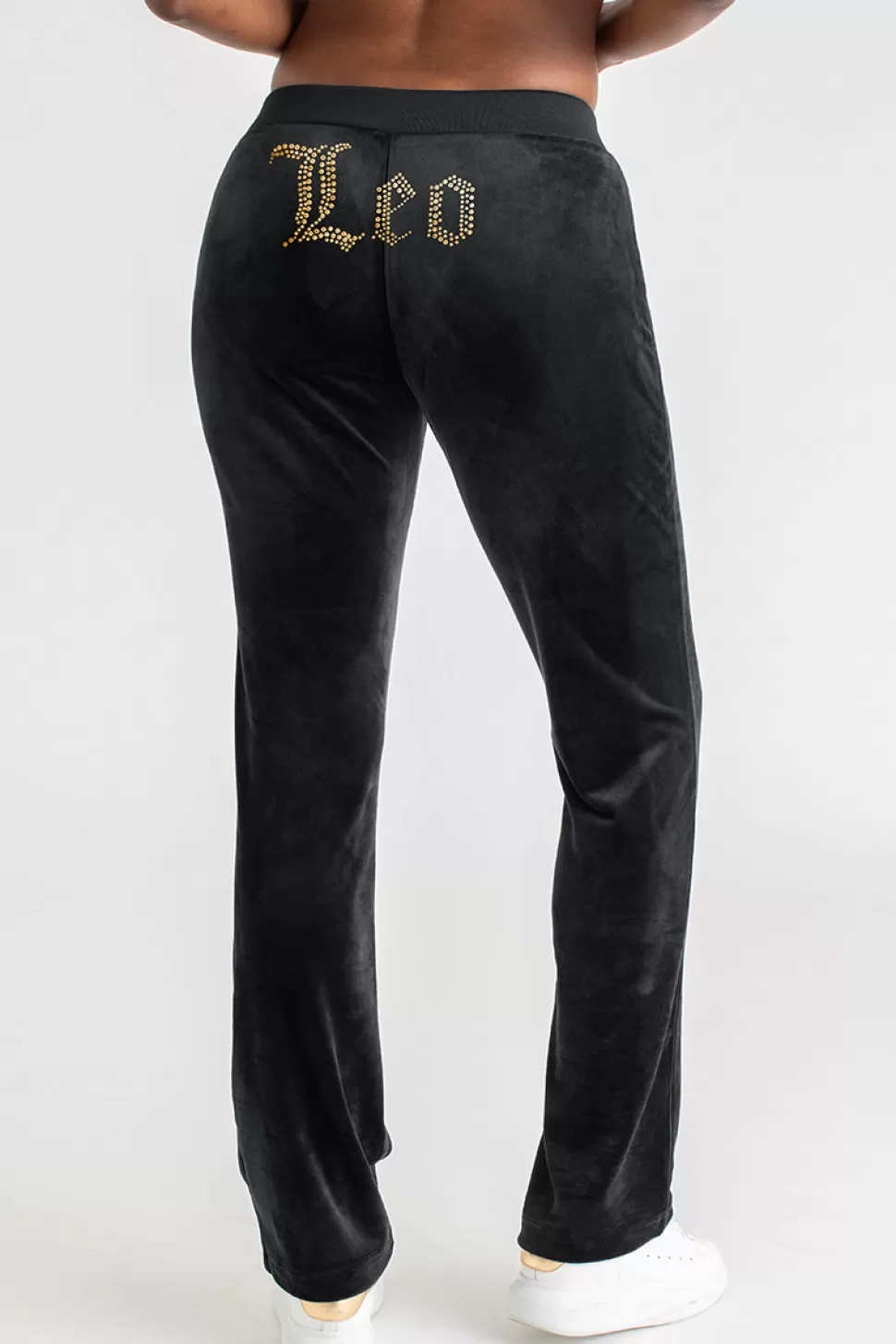 Juicy Couture Bling Sets | Track Bottoms^Leo Big Bling Velour Track Pants