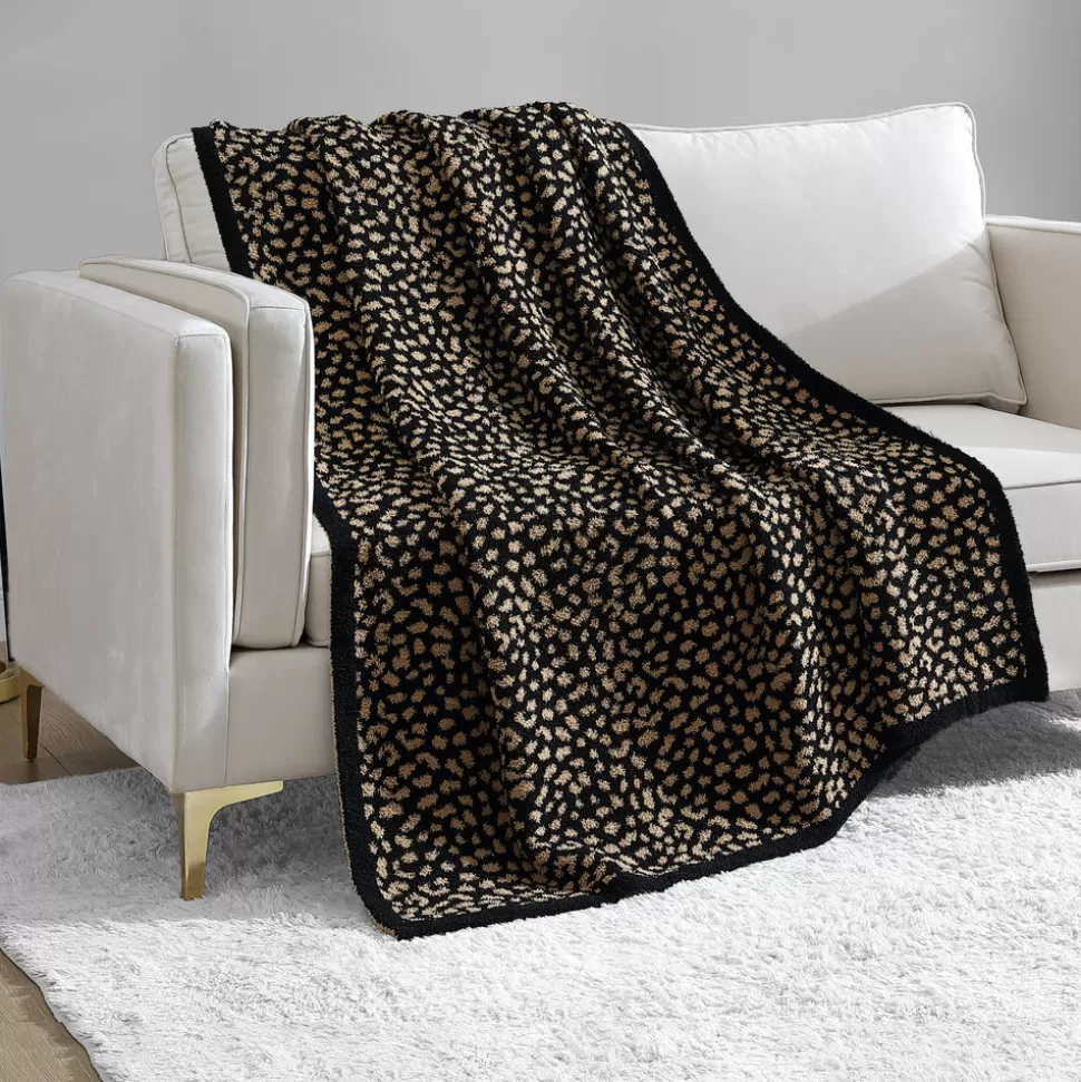 Juicy Couture Throw Blankets^Leopard Print Throw Blanket