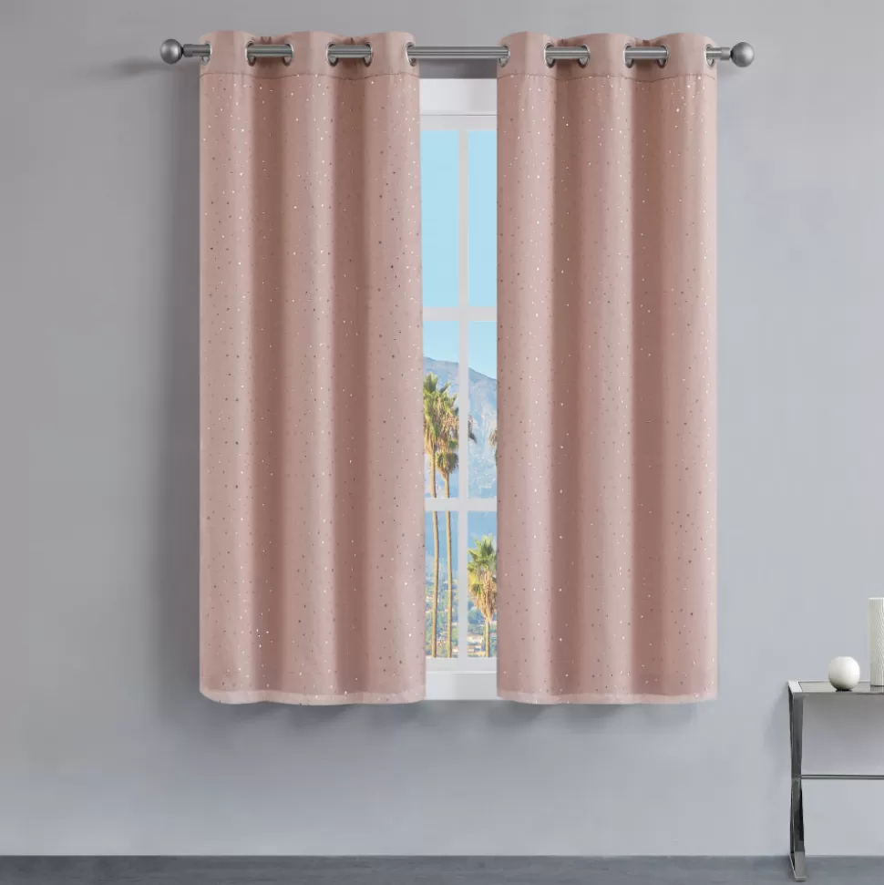 Juicy Couture Curtains^Melody Embellished Double Layer Curtains