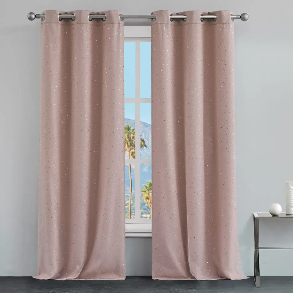 Juicy Couture Curtains^Melody Embellished Double Layer Curtains