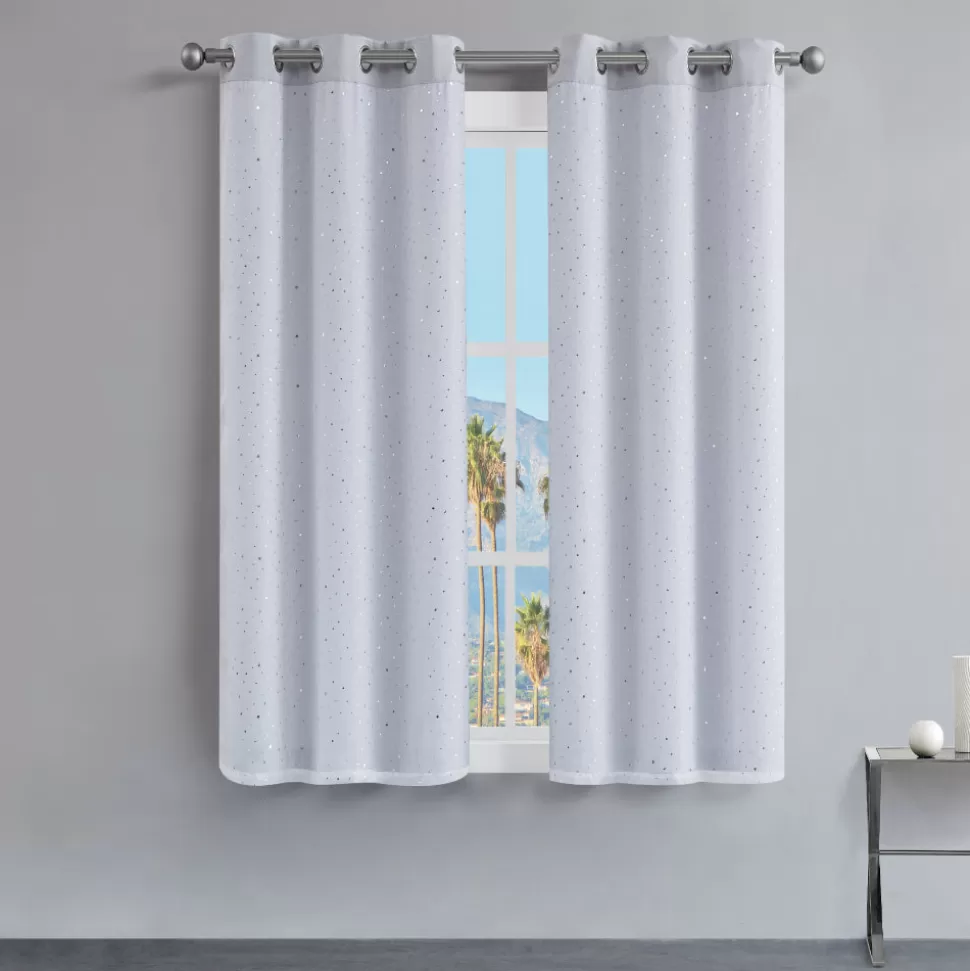 Juicy Couture Curtains^Melody Embellished Double Layer Curtains