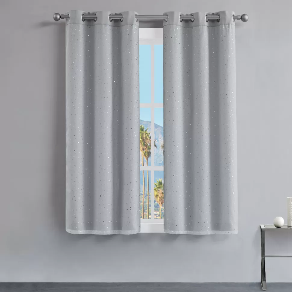 Juicy Couture Curtains^Melody Embellished Double Layer Curtains