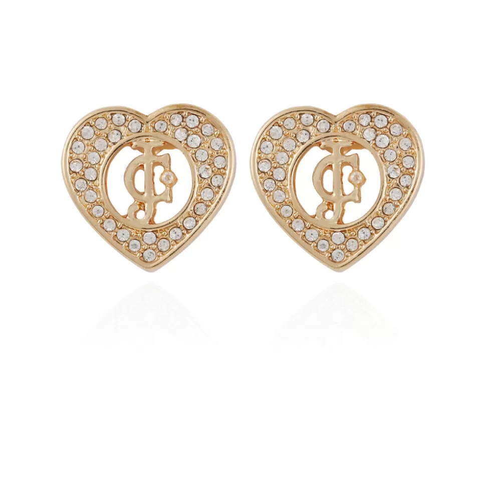 Juicy Couture Earrings^Monogram Heart Stud Earrings