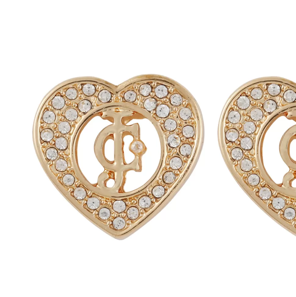 Juicy Couture Earrings^Monogram Heart Stud Earrings