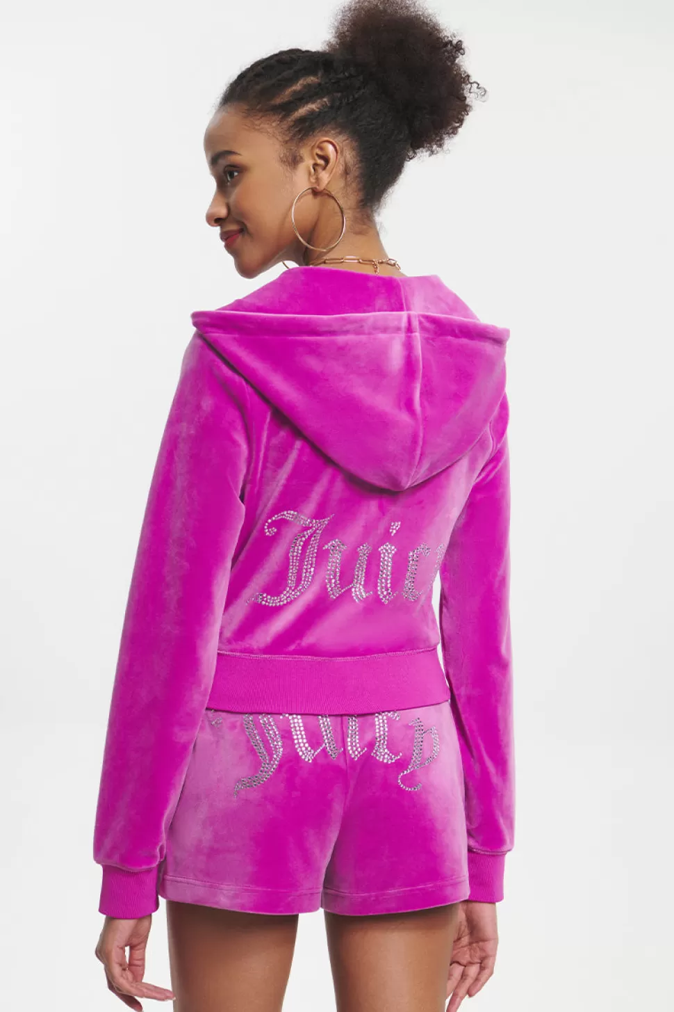 Juicy Couture Bling Sets | Track Tops^OG Big Bling Velour Hoodie