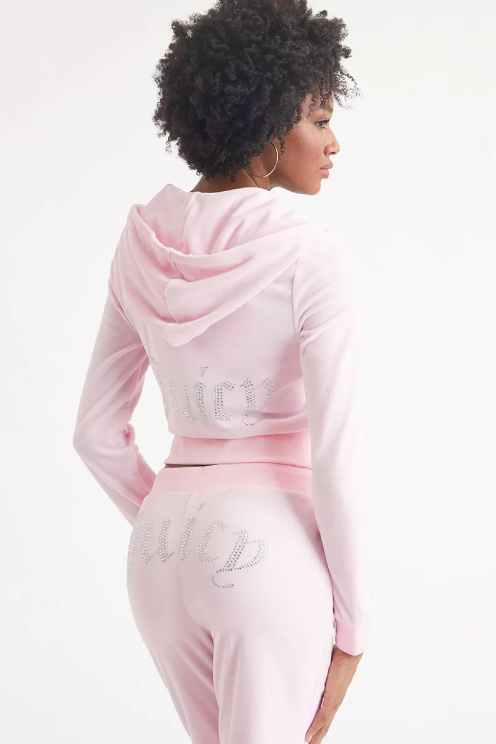 Juicy Couture Bling Sets | Track Tops^OG Big Bling Velour Hoodie