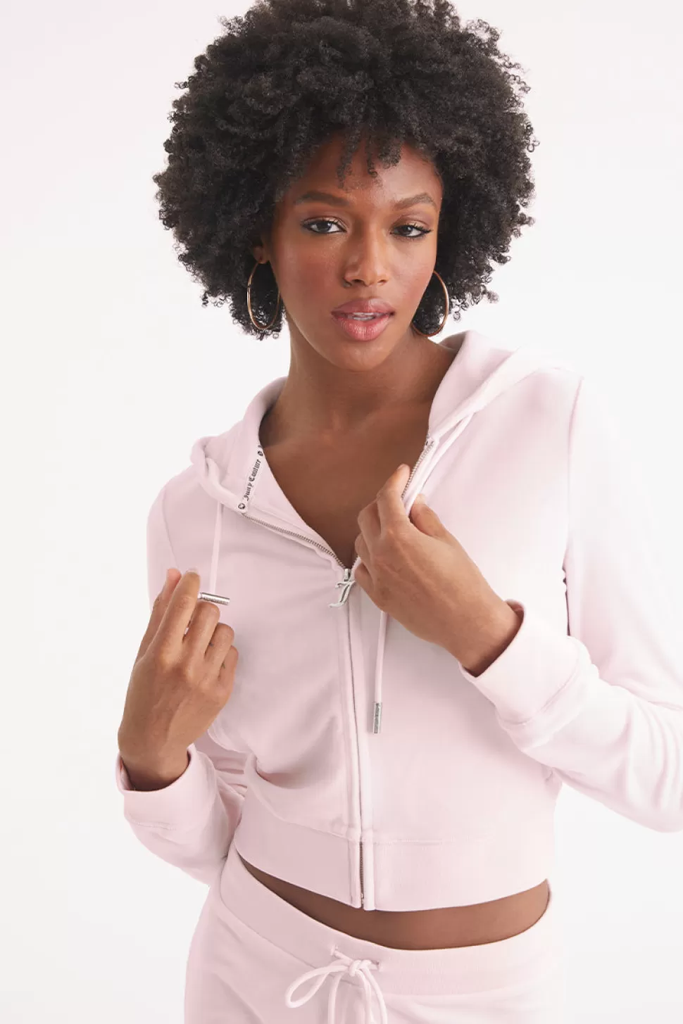 Juicy Couture Bling Sets | Track Tops^OG Big Bling Velour Hoodie