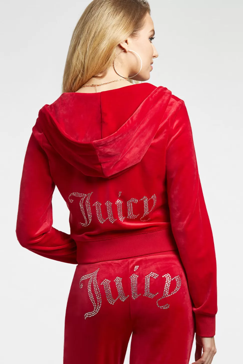 Juicy Couture Bling Sets | Track Tops^OG Big Bling Velour Hoodie