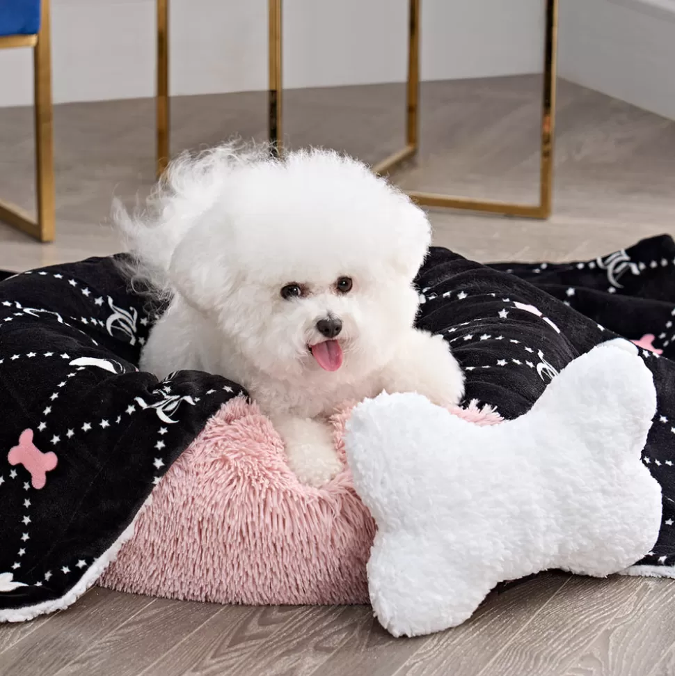 Juicy Couture Pet Bedding^Pet Blanket & Pillow Set