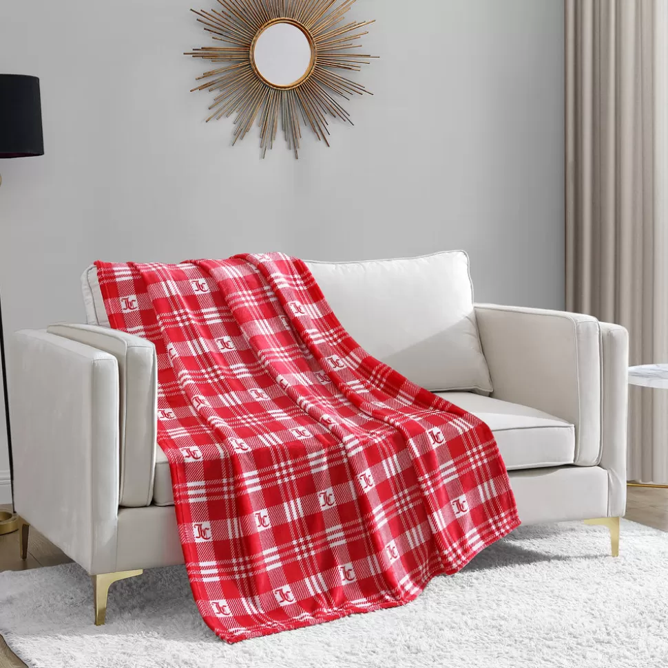 Juicy Couture Throw Blankets^Plush Plaid Throw Blanket