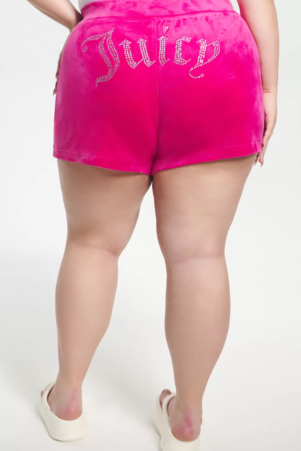 Juicy Couture Shorts | Track Pants^Plus-Size Big Bling Velour Shorts