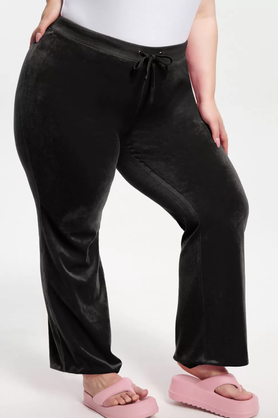 Juicy Couture Track Pants | Track Bottoms^Plus-Size Classic Cotton Velour Track Pants