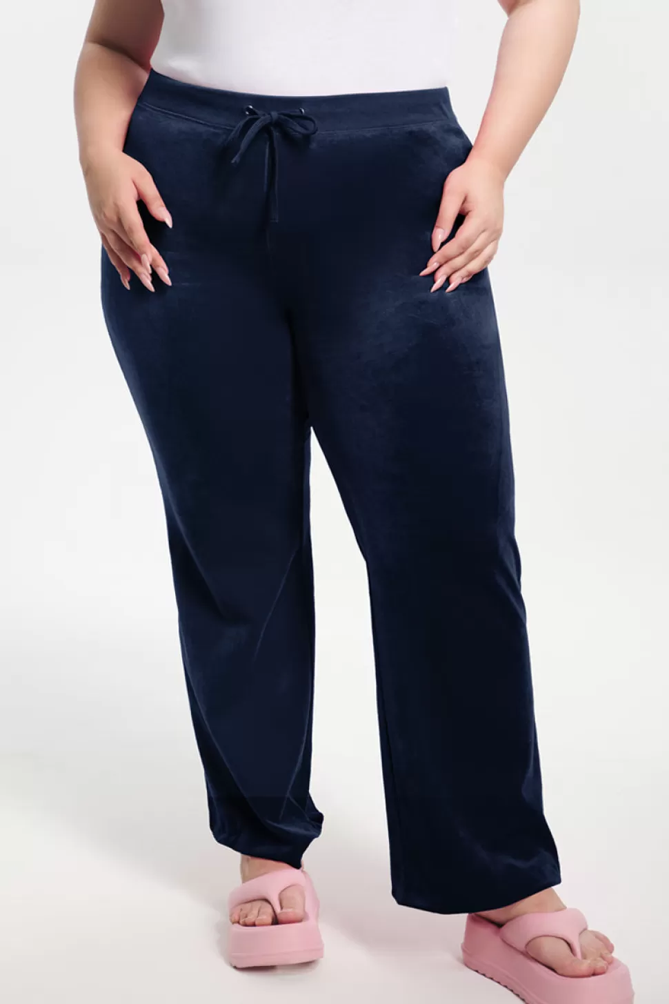 Juicy Couture Track Pants | Track Bottoms^Plus-Size Classic Cotton Velour Track Pants