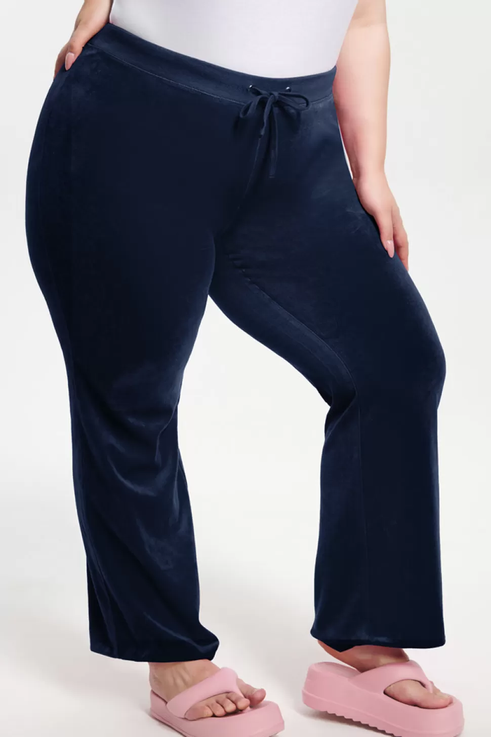 Juicy Couture Track Pants | Track Bottoms^Plus-Size Classic Cotton Velour Track Pants