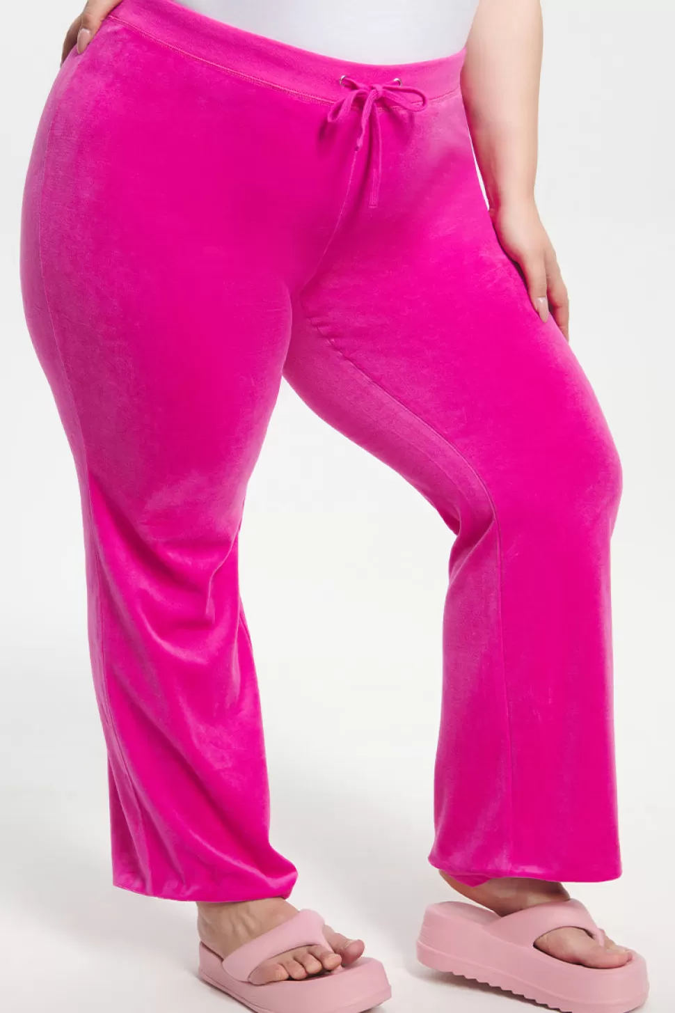 Juicy Couture Track Pants | Track Bottoms^Plus-Size Classic Cotton Velour Track Pants