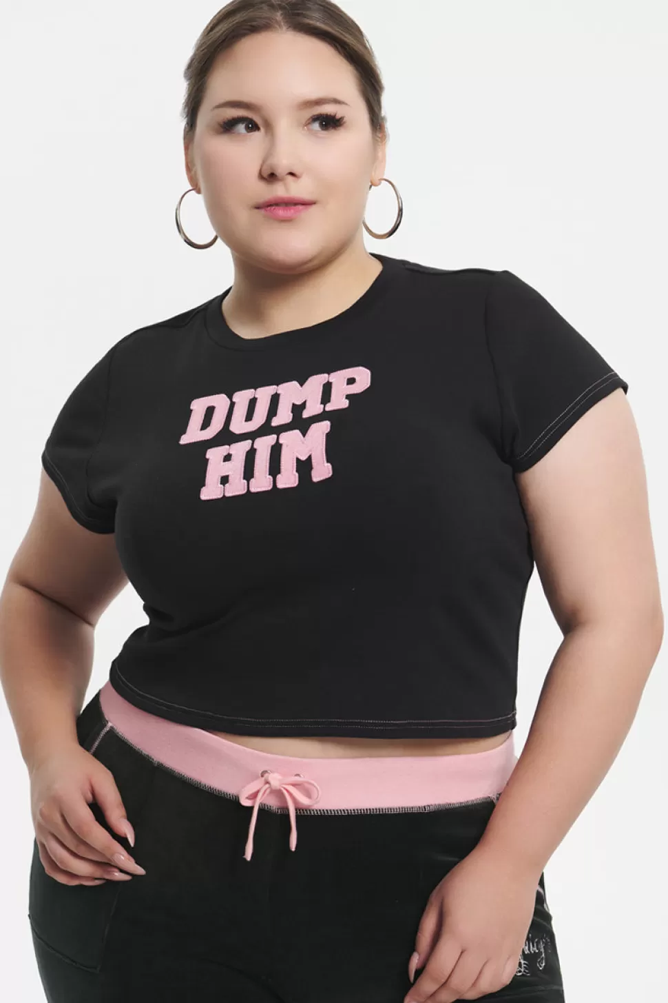 Juicy Couture Tees & Tops^Plus-Size Dump Him Baby Tee