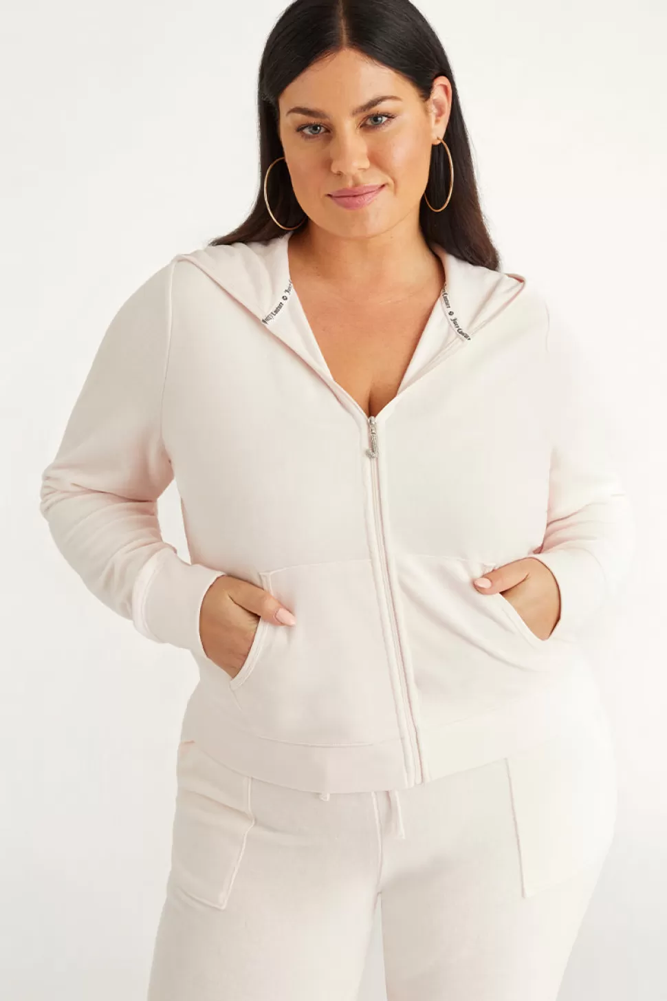 Juicy Couture Hoodies & Jackets | Track Tops^Plus-Size Icons Classic Cotton Velour Hoodie