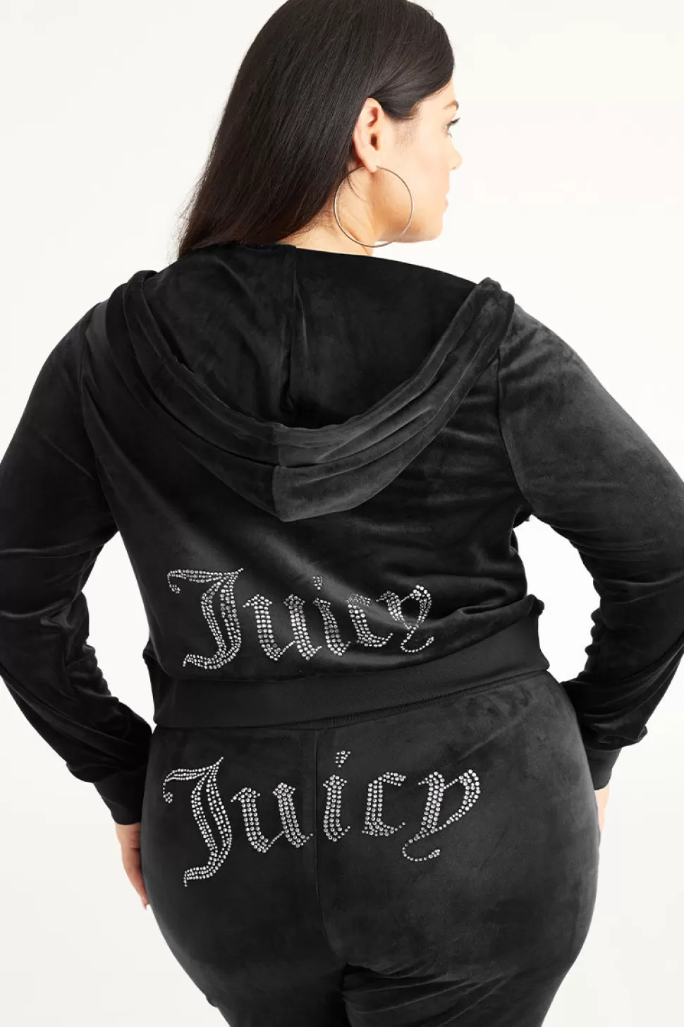 Juicy Couture Hoodies & Jackets | Bling Sets^Plus-Size OG Big Bling Velour Hoodie