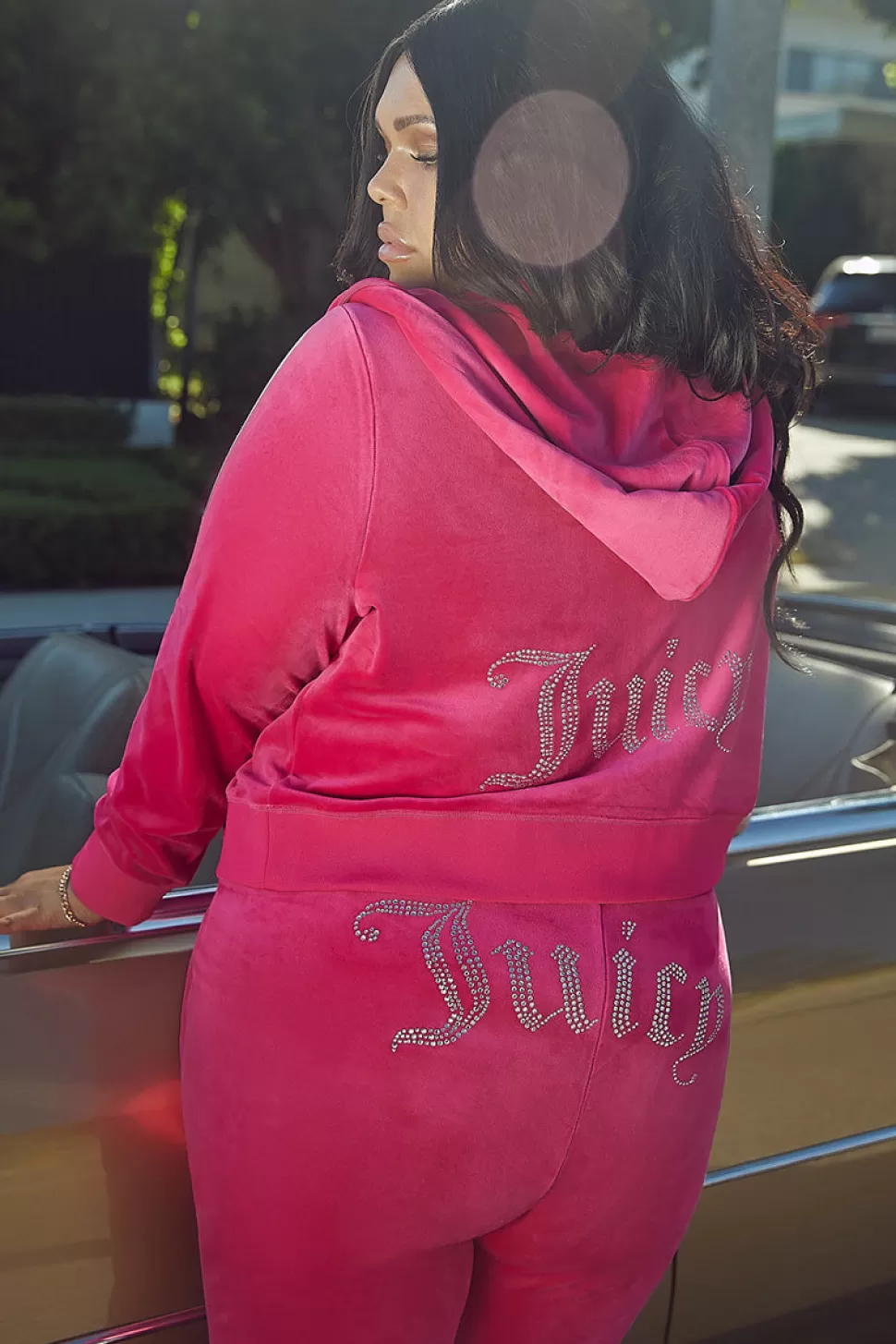 Juicy Couture Hoodies & Jackets | Bling Sets^Plus-Size OG Big Bling Velour Hoodie