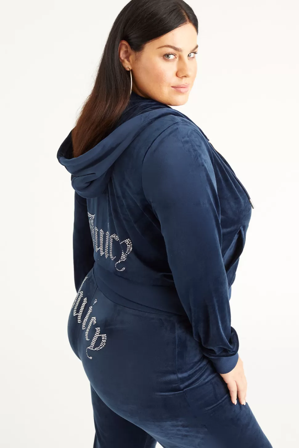 Juicy Couture Hoodies & Jackets | Bling Sets^Plus-Size OG Big Bling Velour Hoodie