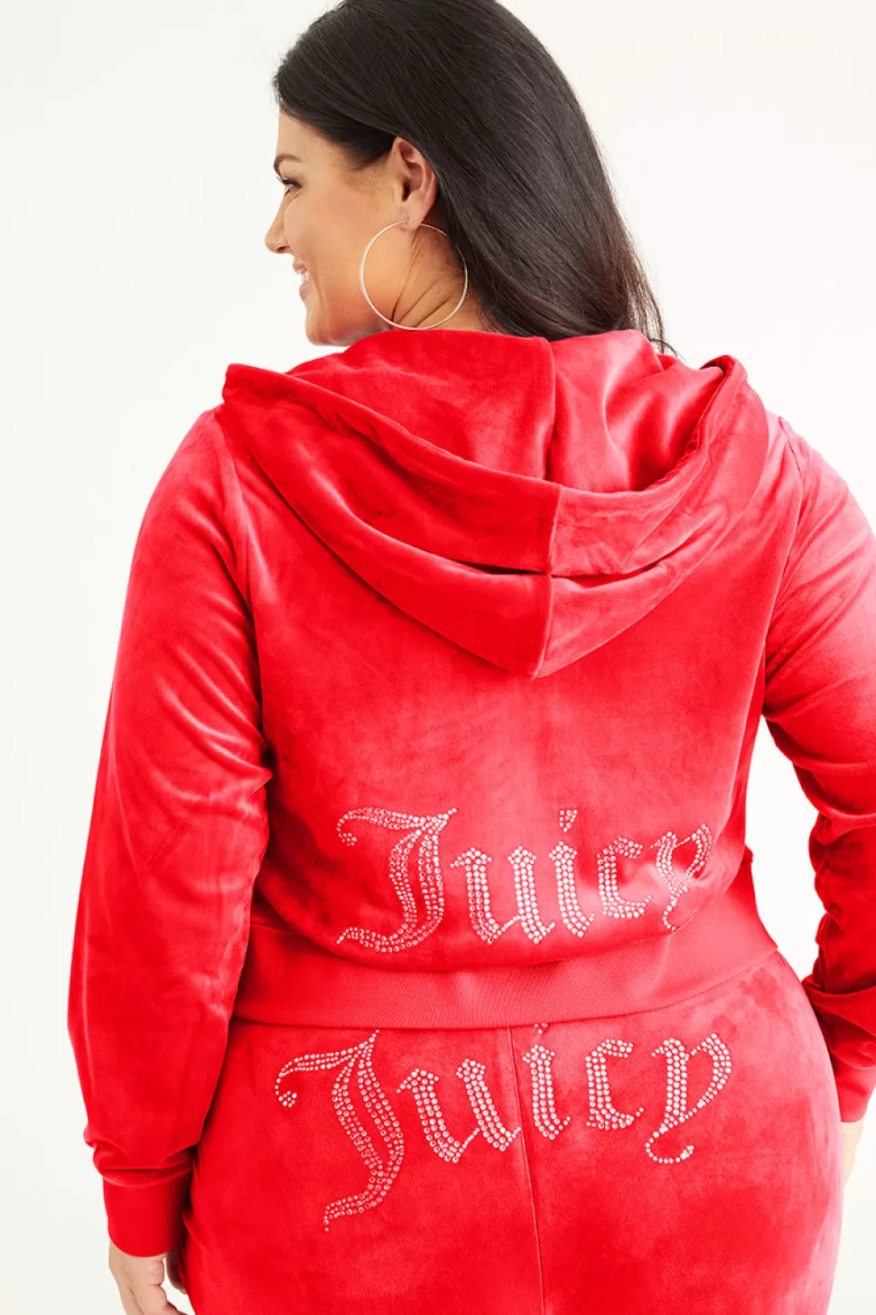 Juicy Couture Hoodies & Jackets | Bling Sets^Plus-Size OG Big Bling Velour Hoodie