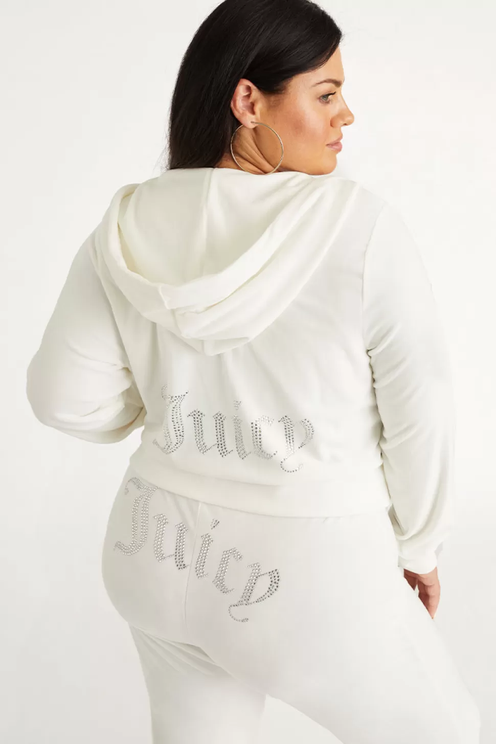 Juicy Couture Hoodies & Jackets | Bling Sets^Plus-Size OG Big Bling Velour Hoodie